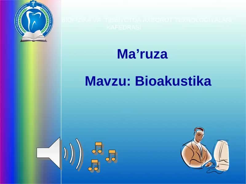 Bioakustika 1
