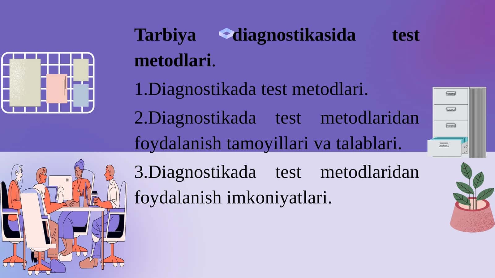 Diagnostikada test metodlari 1