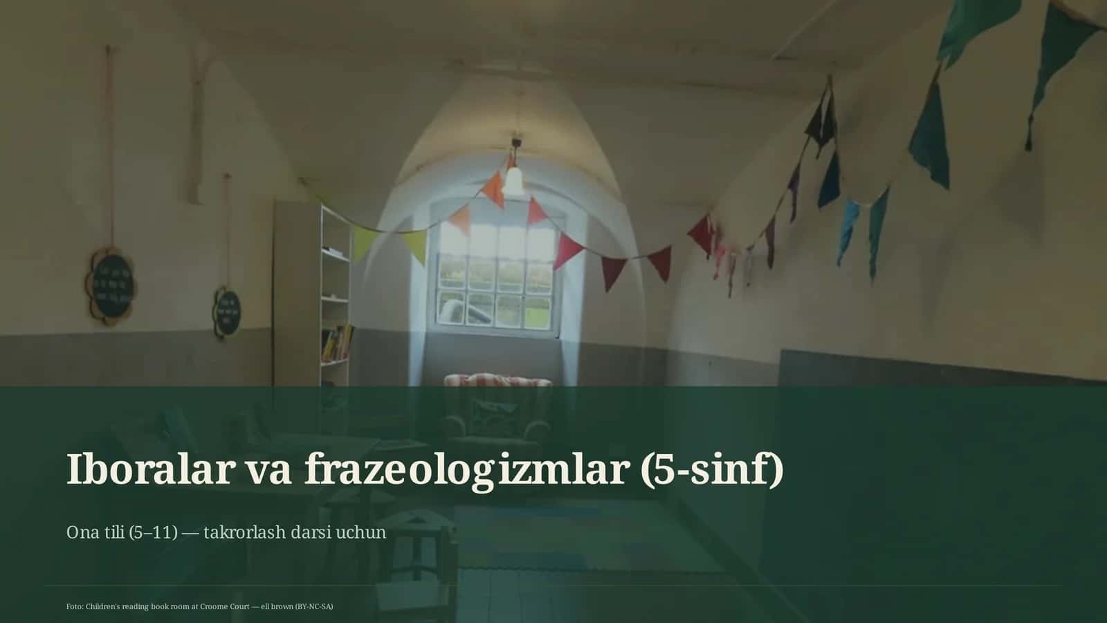 Iboralar va frazeologizmlar (5-sinf) 1