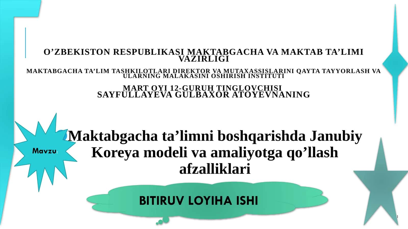 BITIRUV LOYIHA ISHI 1