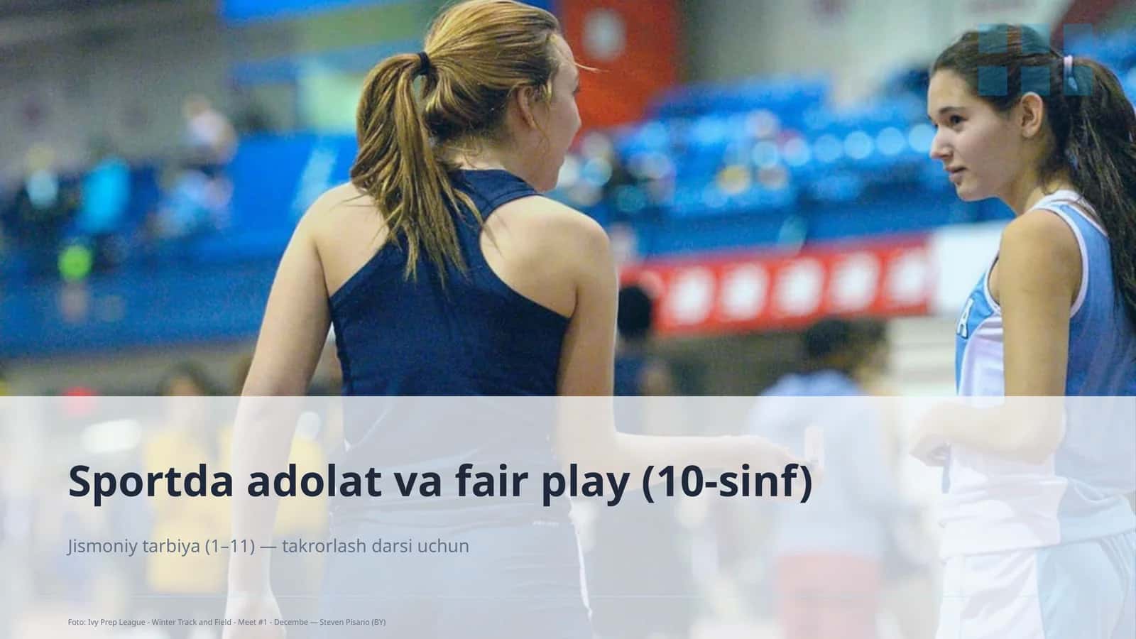 Sportda adolat va fair play (10-sinf) 1