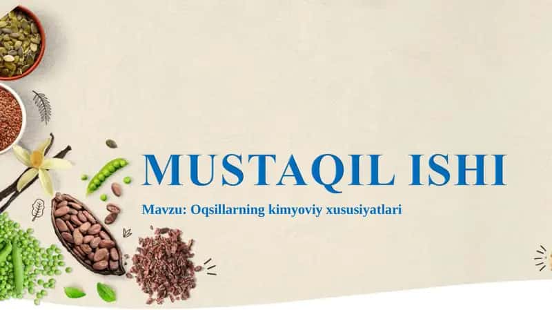 Oqsillarning kimyoviy xususiyatlari 1