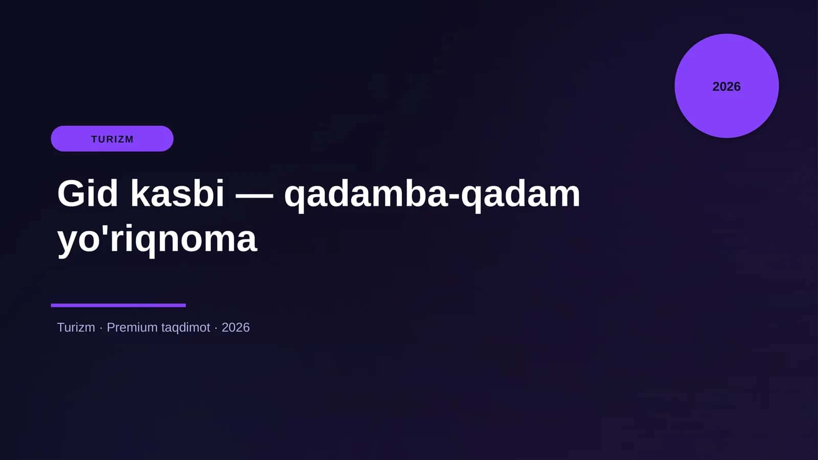 Gid kasbi — qadamba-qadam yo'riqnoma 1