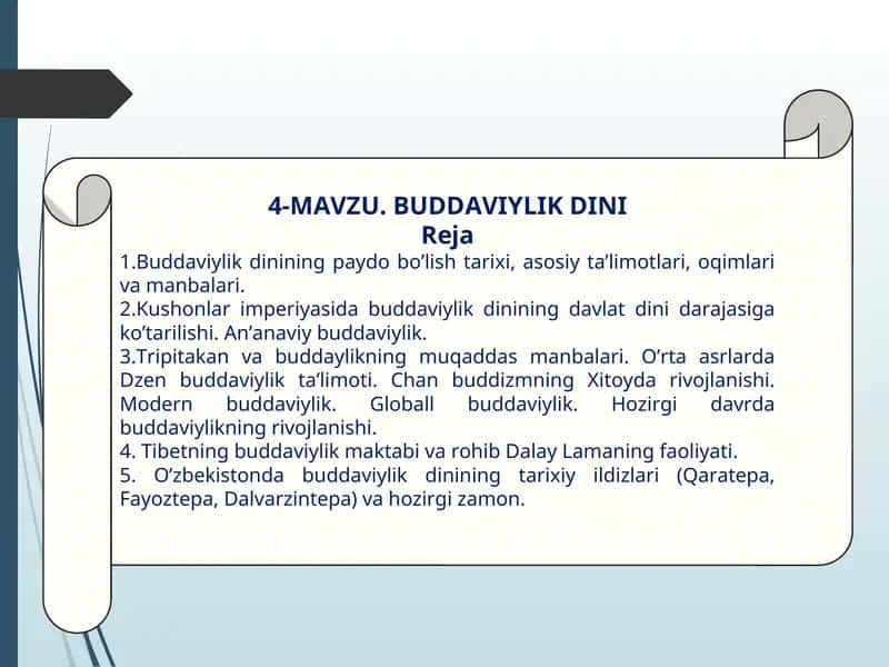 Buddaviylik Dini 1