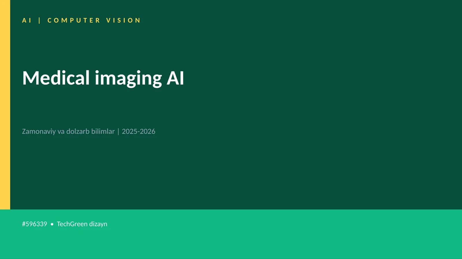 Medical imaging AI 1