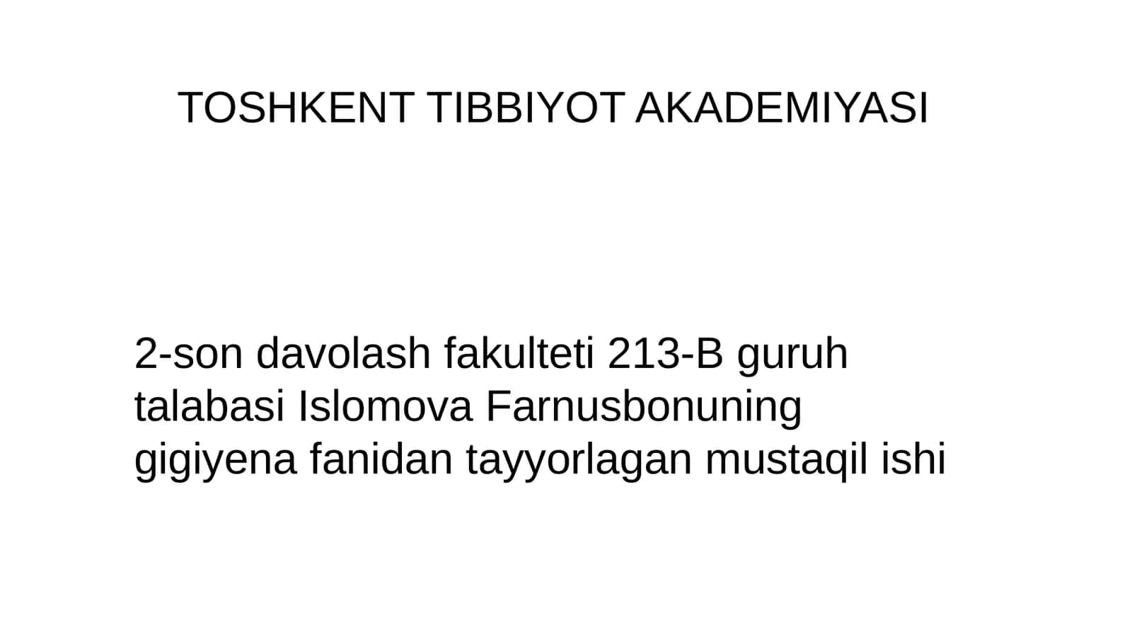 Maktabgacha talim muassasalari va maktablarga bõlgan umumiy gigiyenik talablar 1