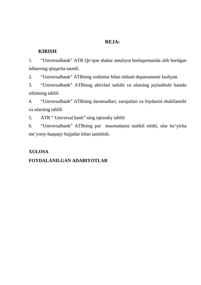 Universalbank ATB Qo‘qon shahar amaliyot boshqarmasida 1