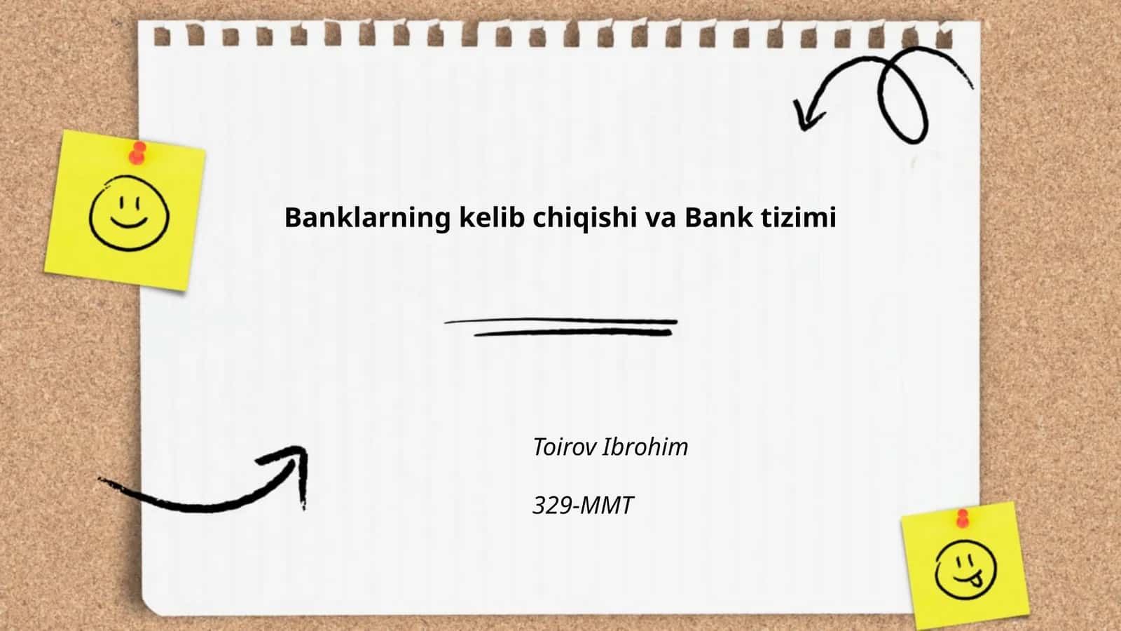 Banklarning kelib chiqishi va Bank tizimi 1