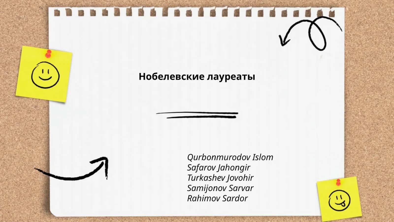 Нобелевские лауреаты 1