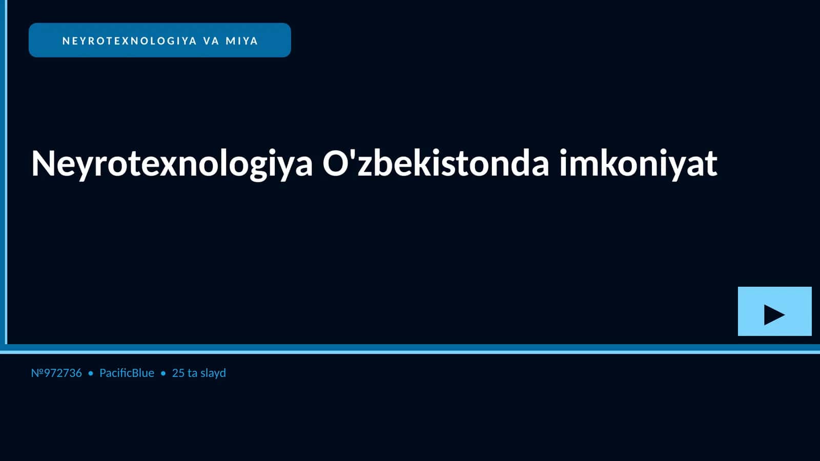 NEYROTEXNOLOGIYA VA MIYA 1