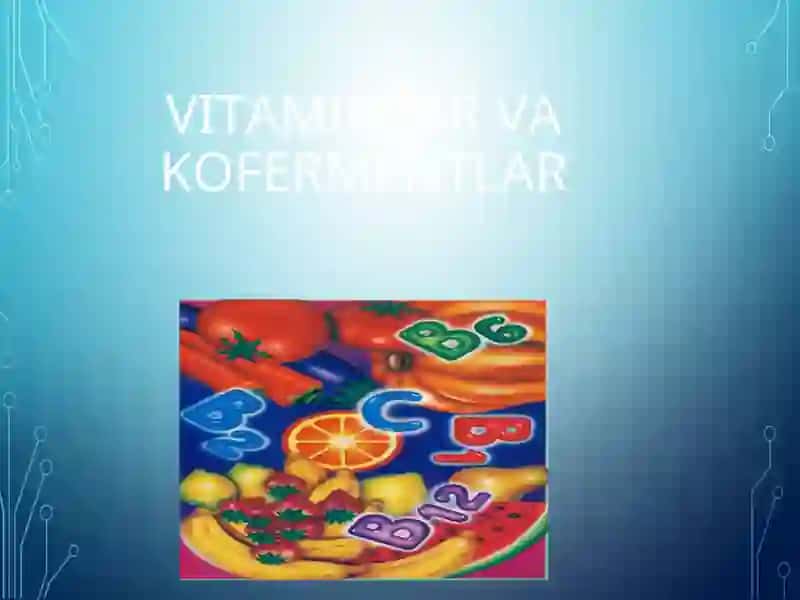 Vitaminlar va kofermentlar