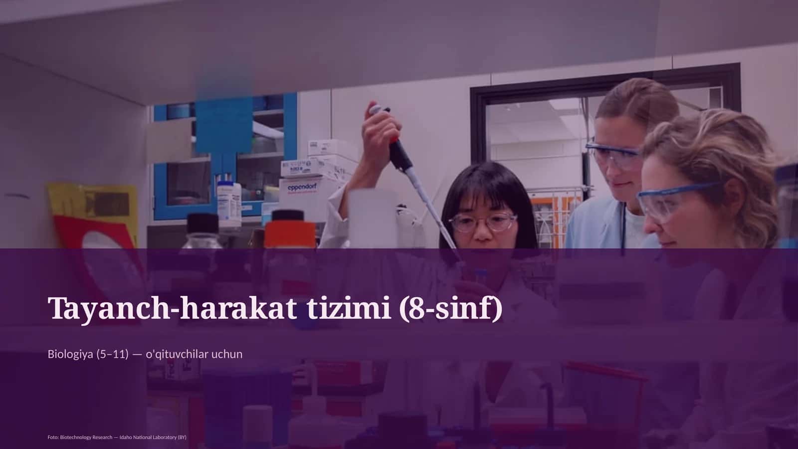 Tayanch-harakat tizimi (8-sinf) 1