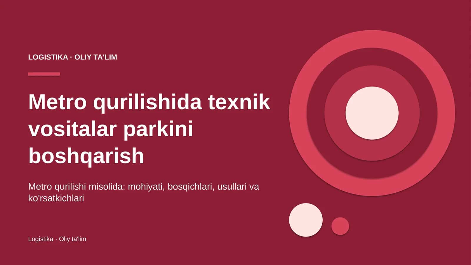 metro qurilishida texnik vositalar parkini boshqarish 6595 1