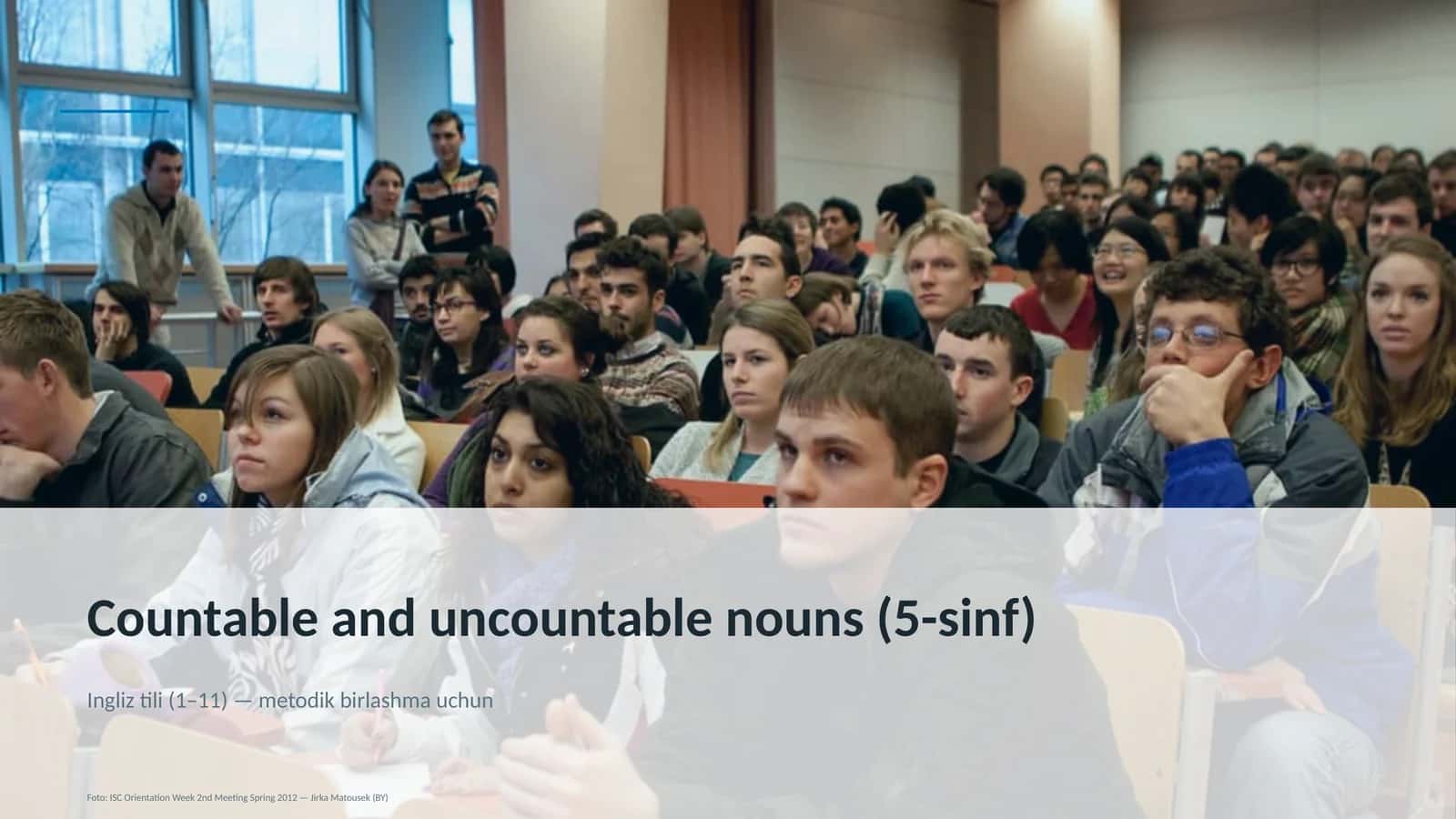 Countable and uncountable nouns (5-sinf) 1