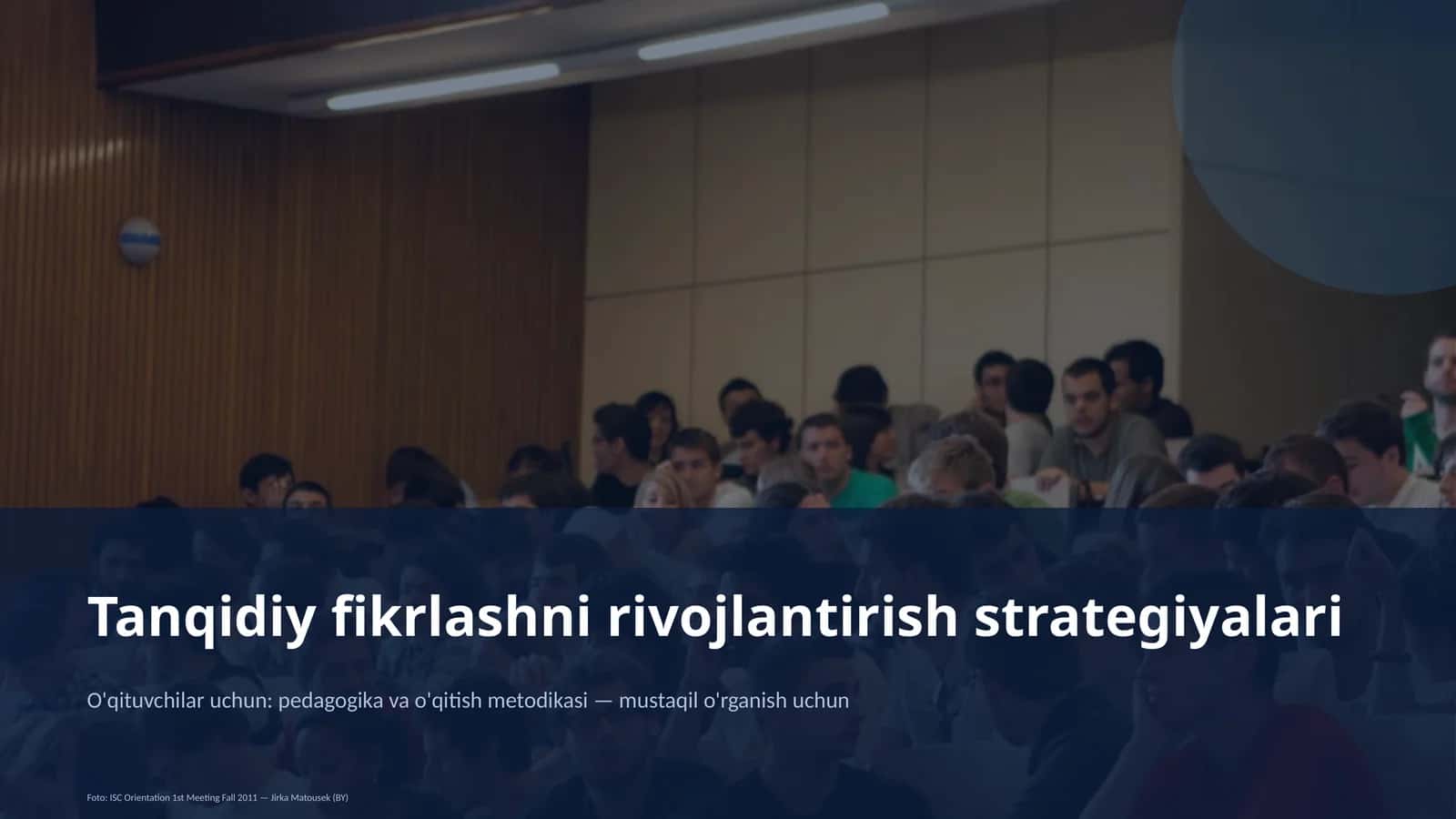 Tanqidiy fikrlashni rivojlantirish strategiyalari 1