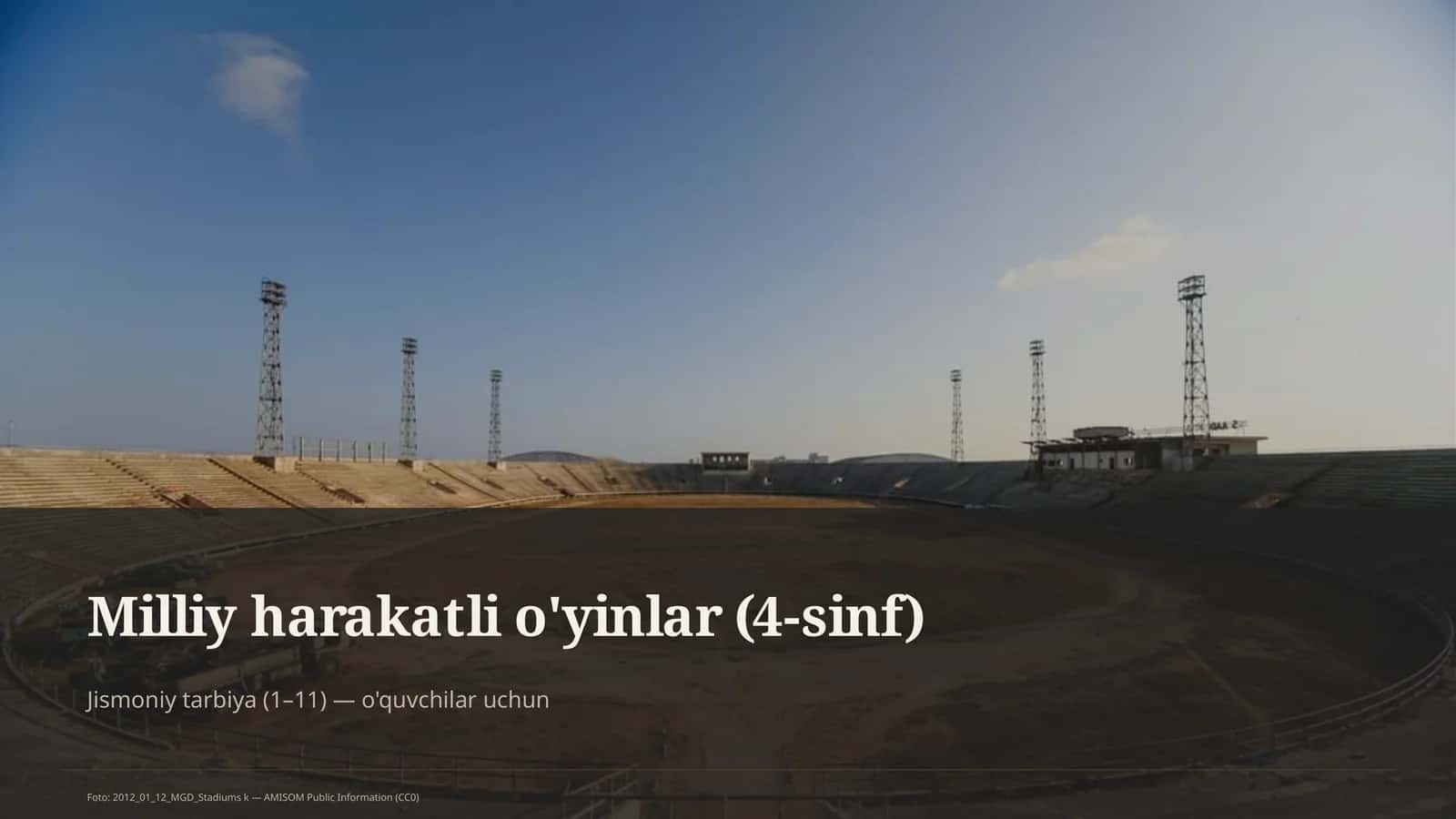 Jismoniy tarbiya (1–11) 1