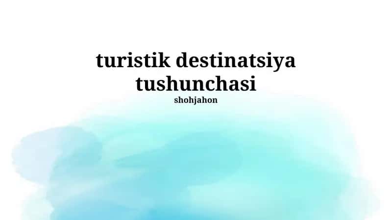 Maskan Rejalashtirish va Dizayni 1