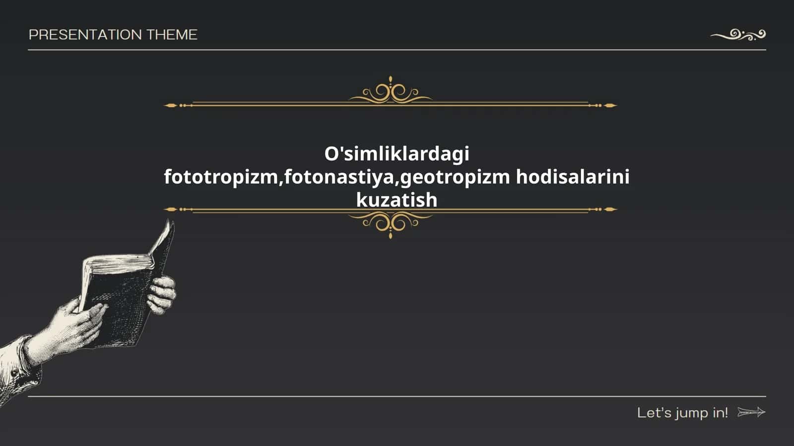 O'simliklardagi fototropizm,fotonastiya,geotropizm hodisalarini kuzatish 1