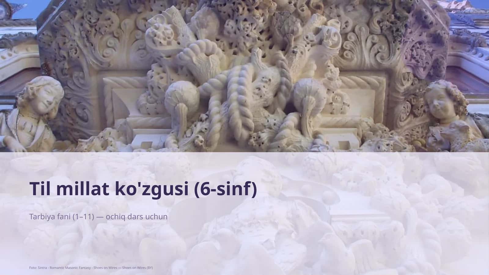 Til millat ko'zgusi (6-sinf) 1