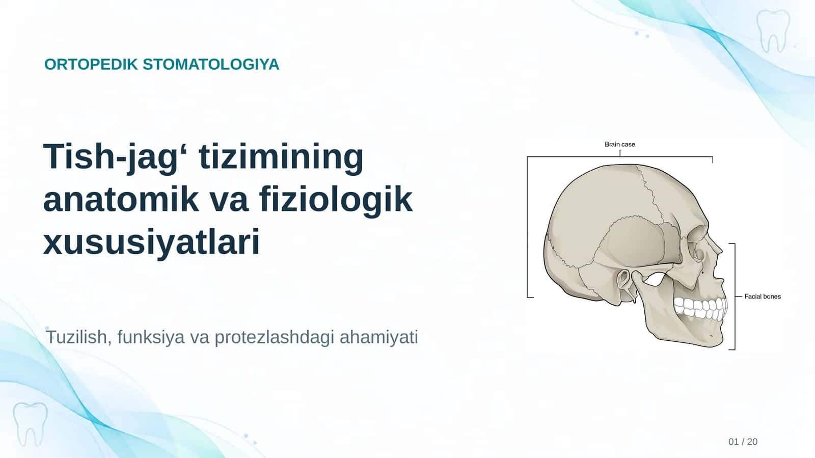 ORTOPEDIK STOMATOLOGIYA 1