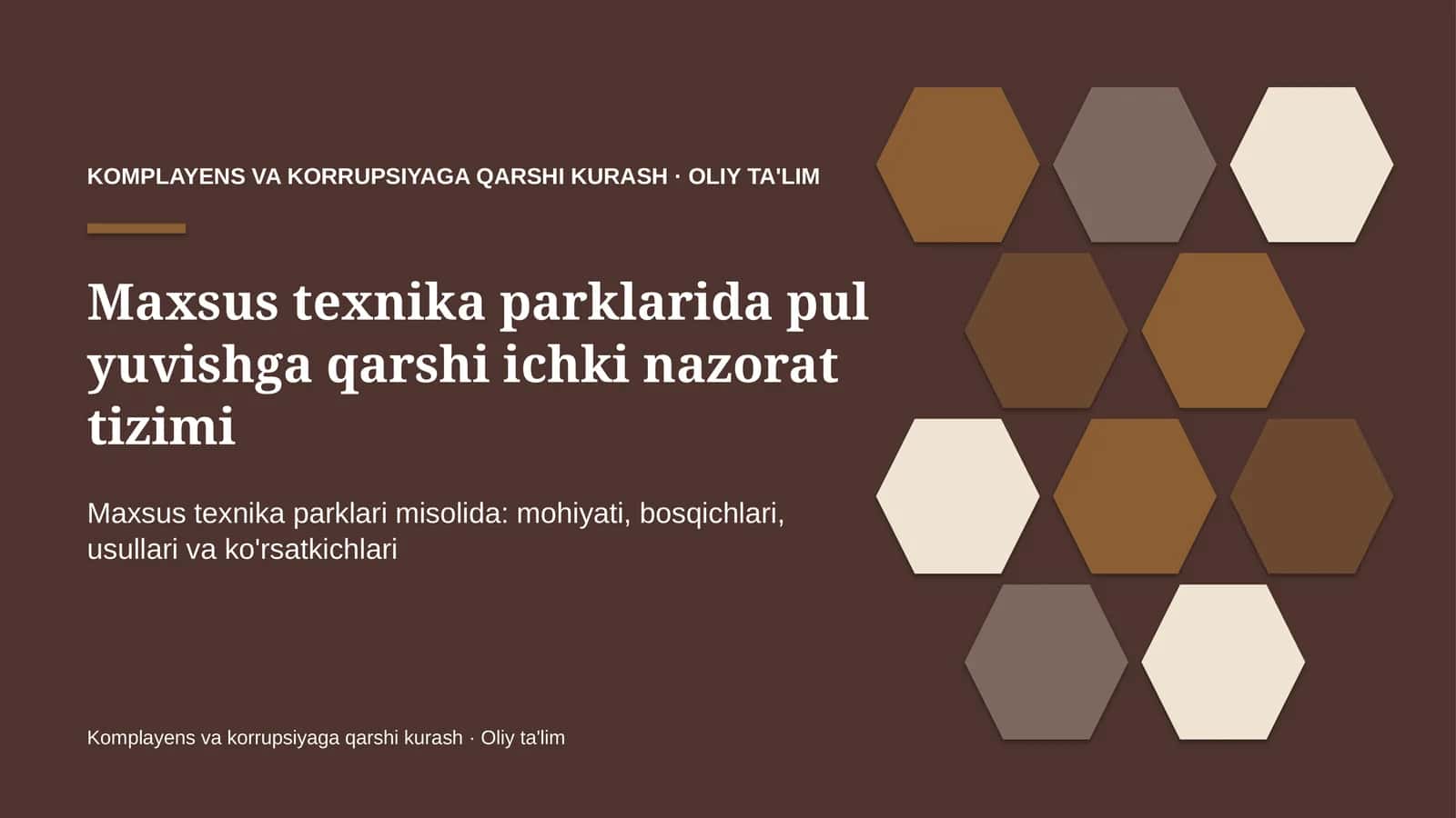 maxsus texnika parklarida pul yuvishga qarshi ichki nazorat tizimi 3079 1