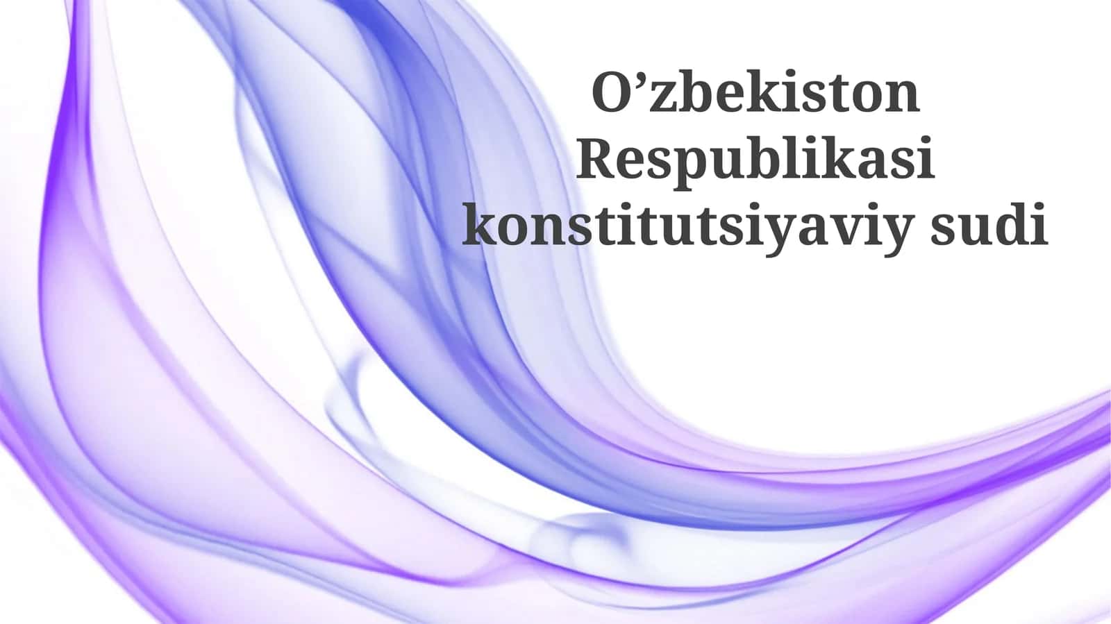 Oʼzbekiston Respublikasikonstitutsiyaviysudi 1