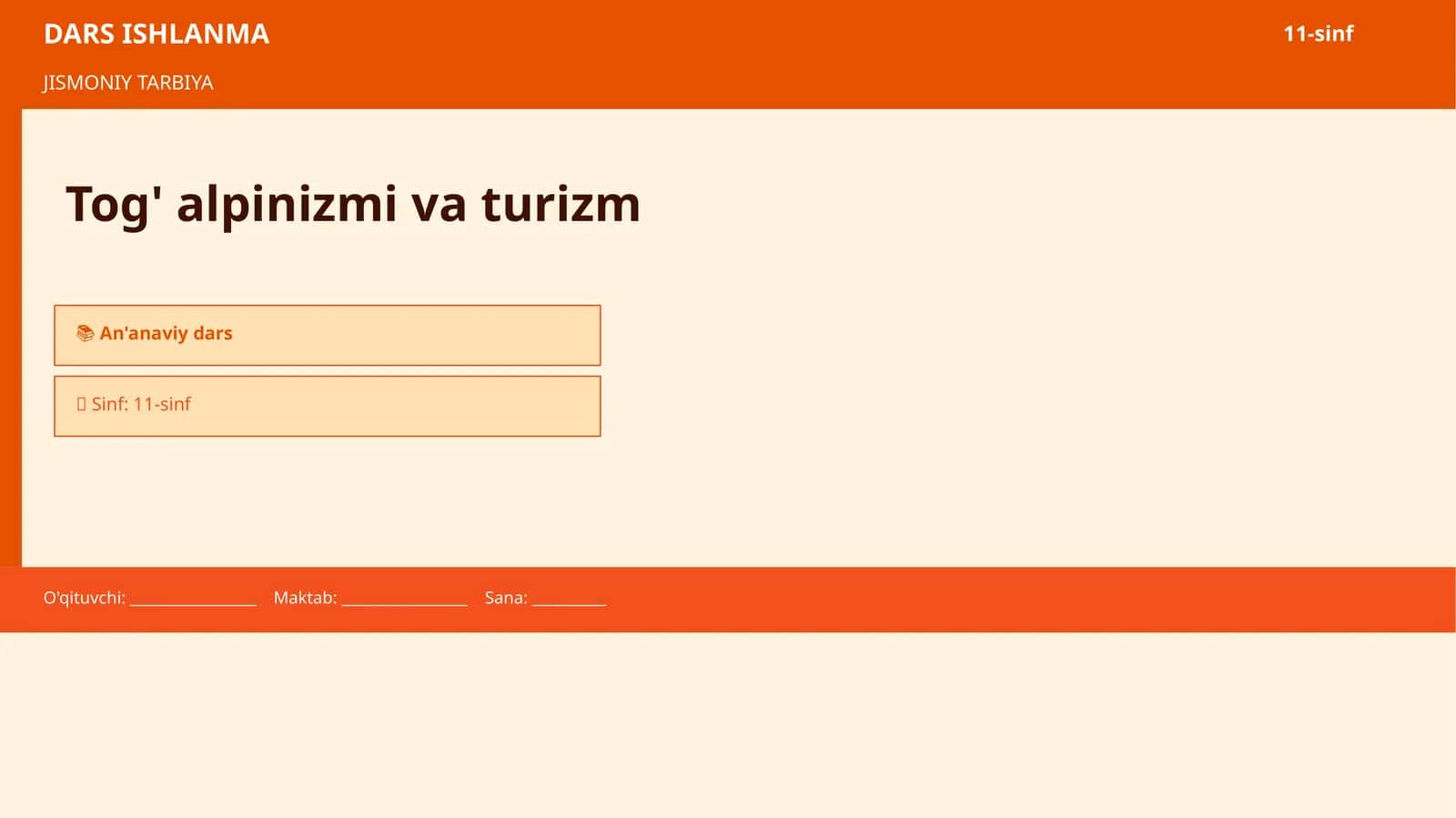 Tog' alpinizmi va turizm 1