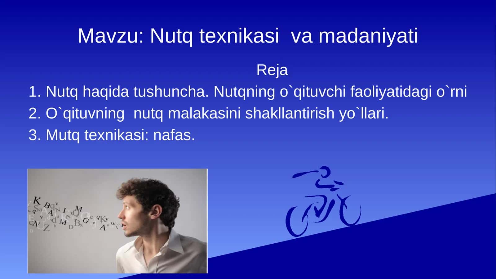 Nutq Texnikasi va Madaniyati 1