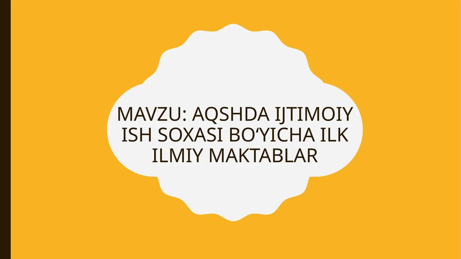 AQSHda ijtimoiy ish soxasi boʻyicha ilk ilmiy maktablar 1