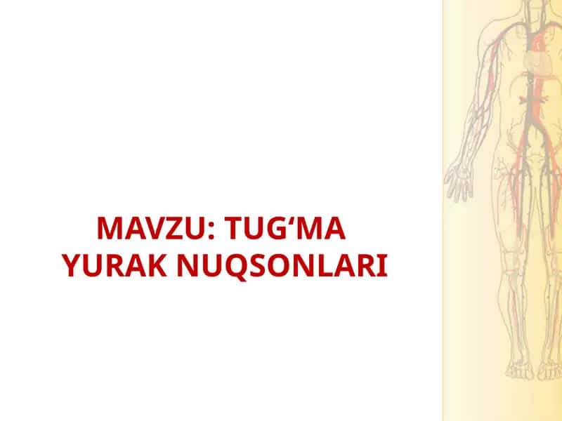 Tug‘ma yurak nuqsonlari 1