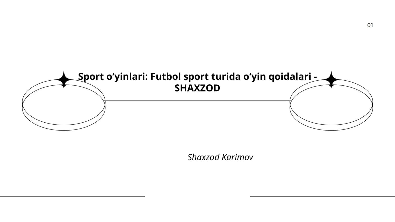 Futbol sport turida oʻyin qoidalari - SHAXZOD 1