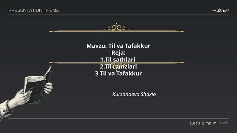 Til va Tafakkur 1