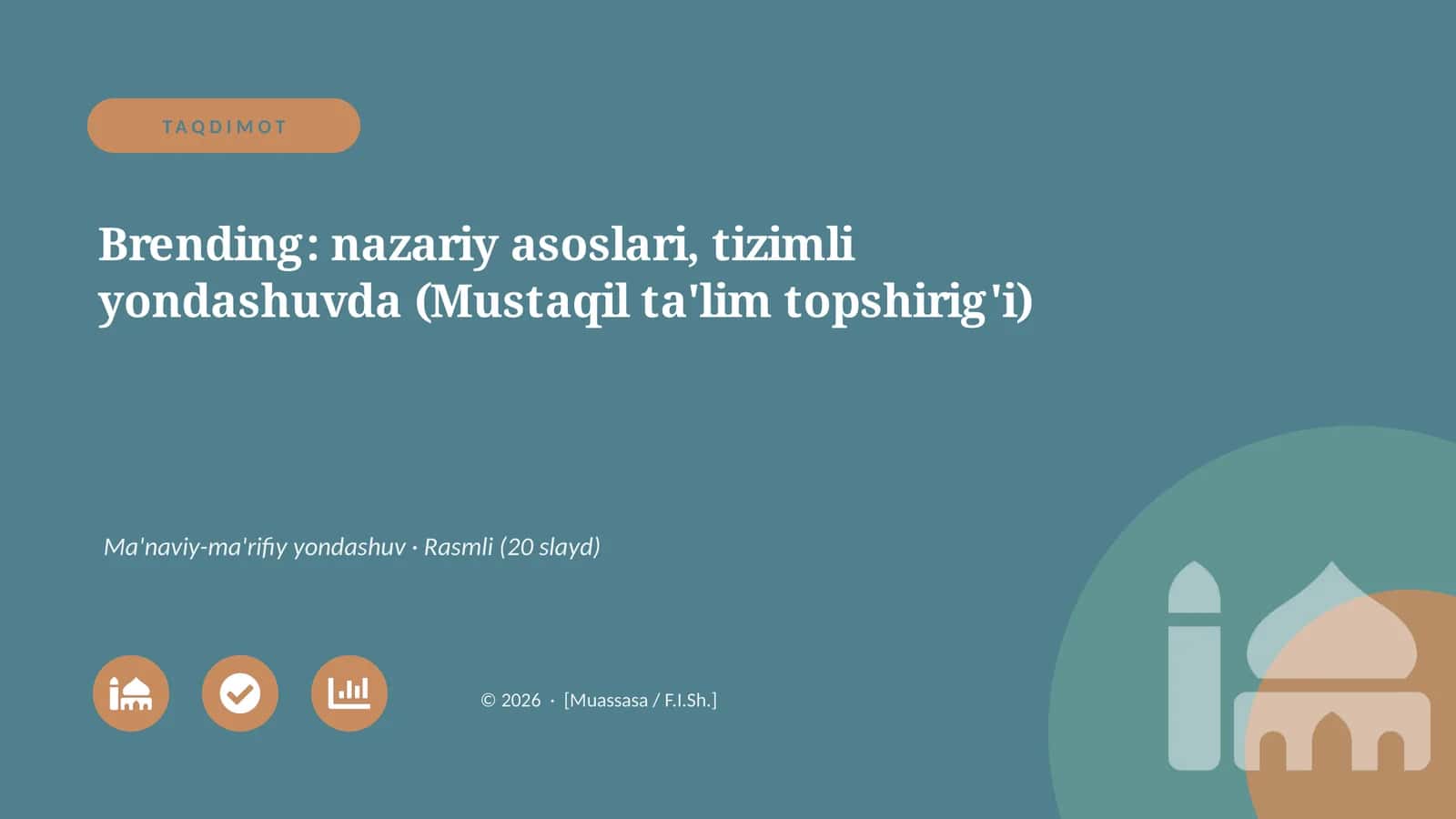 Brending: nazariy asoslari, tizimli yondashuvda 1