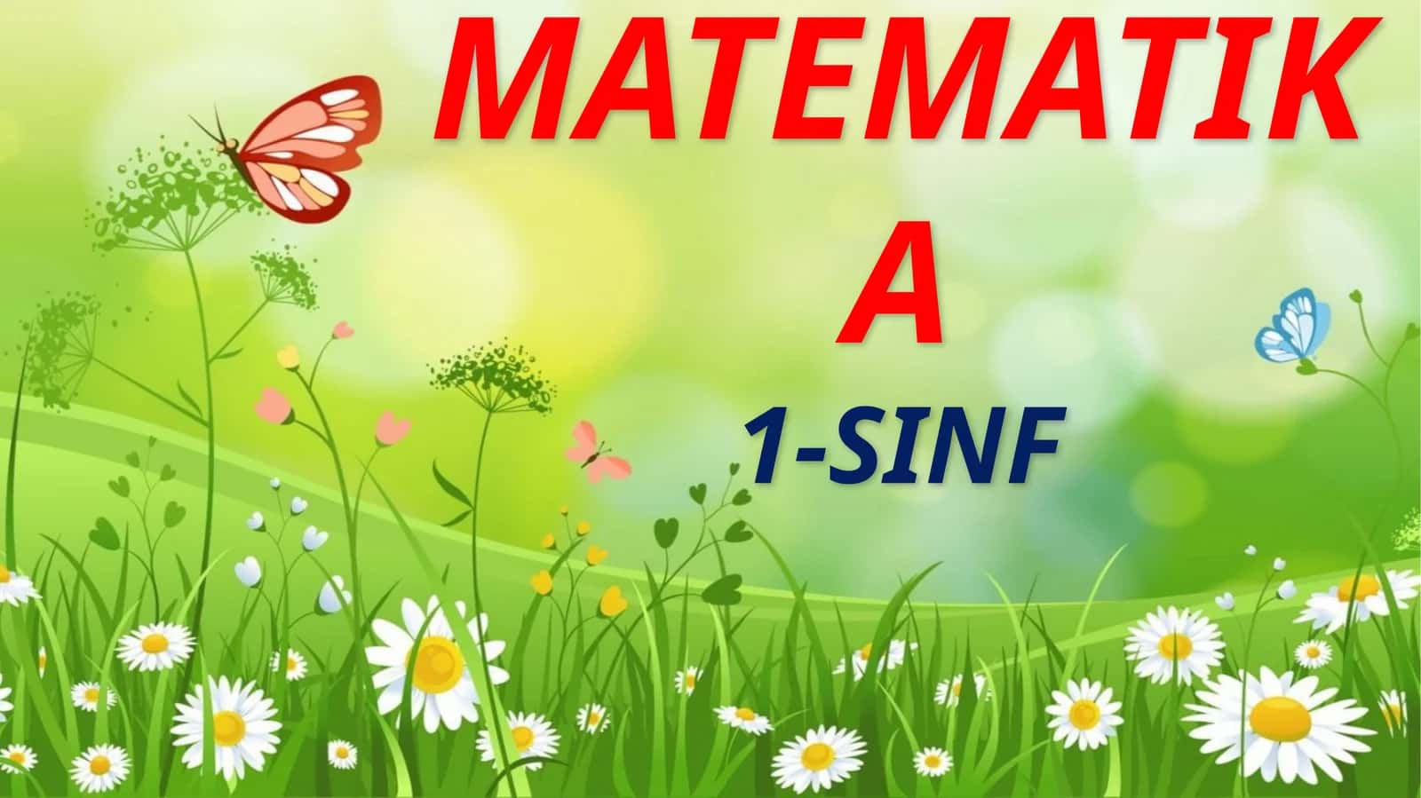 Matematika fanlar ichra shoh 1