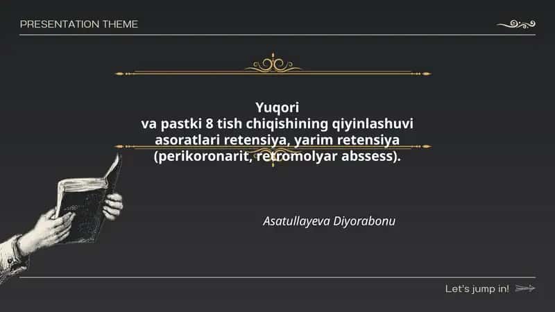 Yuqori va Pastki 8-Tishlar Retentsiya 1