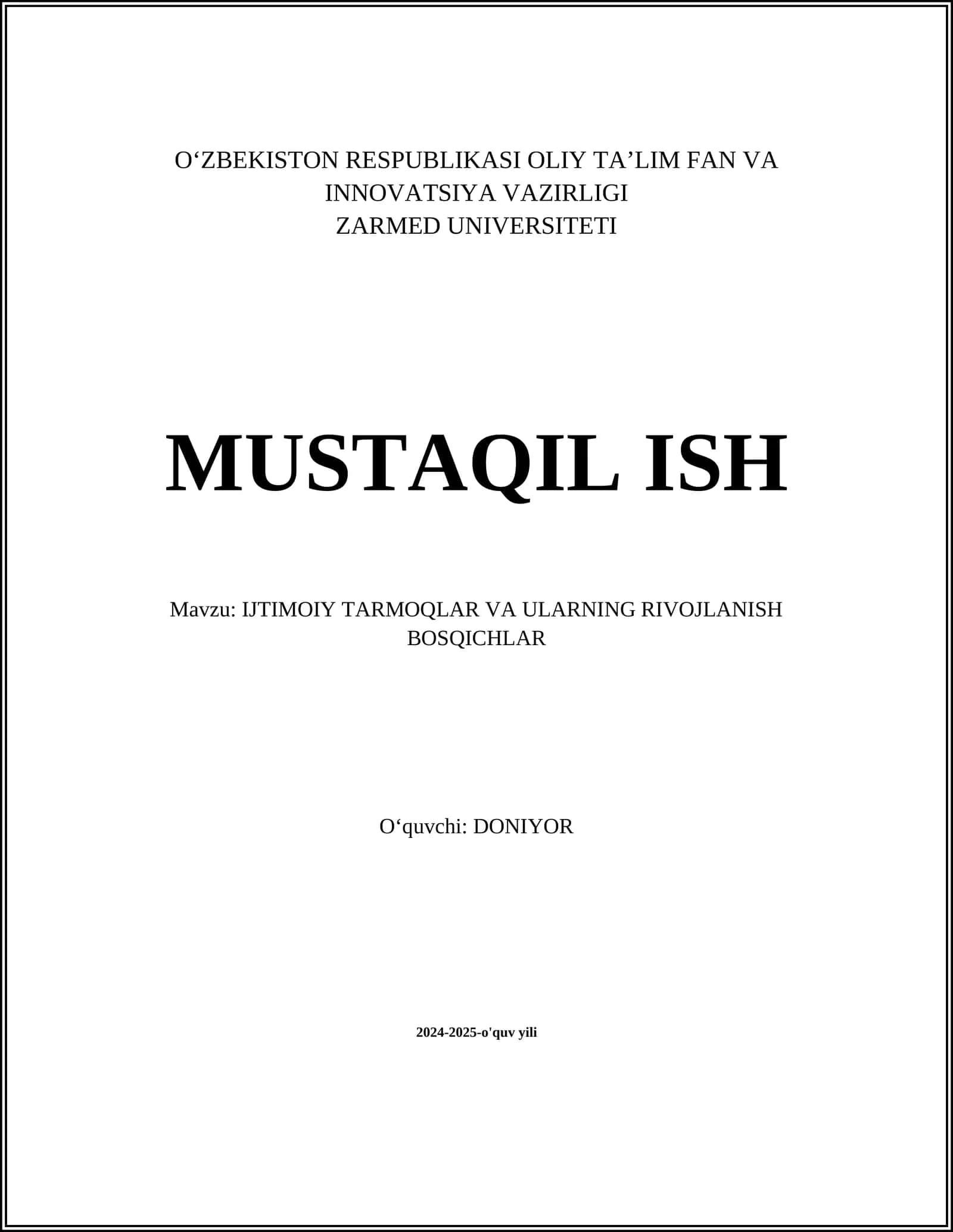 Ijtimoiy Tarmoqlar Tarixi va Rivojlanishi 1