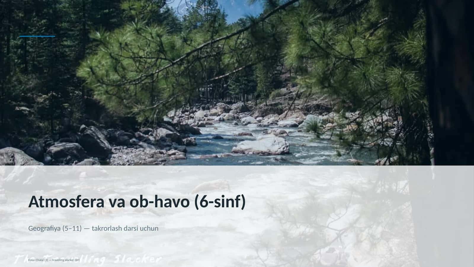 Atmosfera va ob-havo (6-sinf) 1