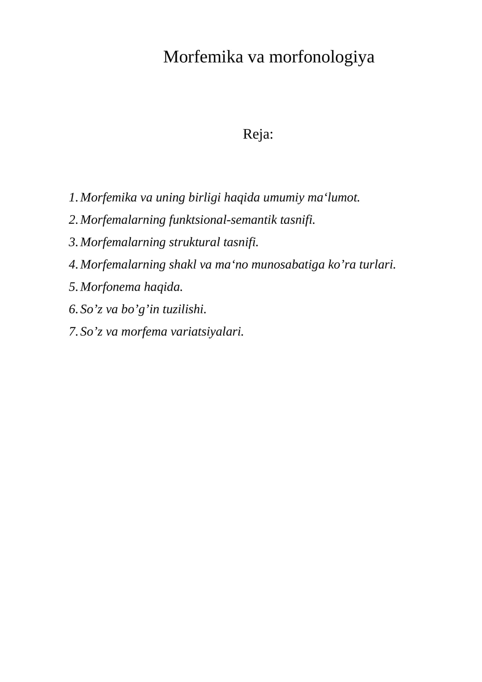 Mоrfеmika va morfonologiya 1