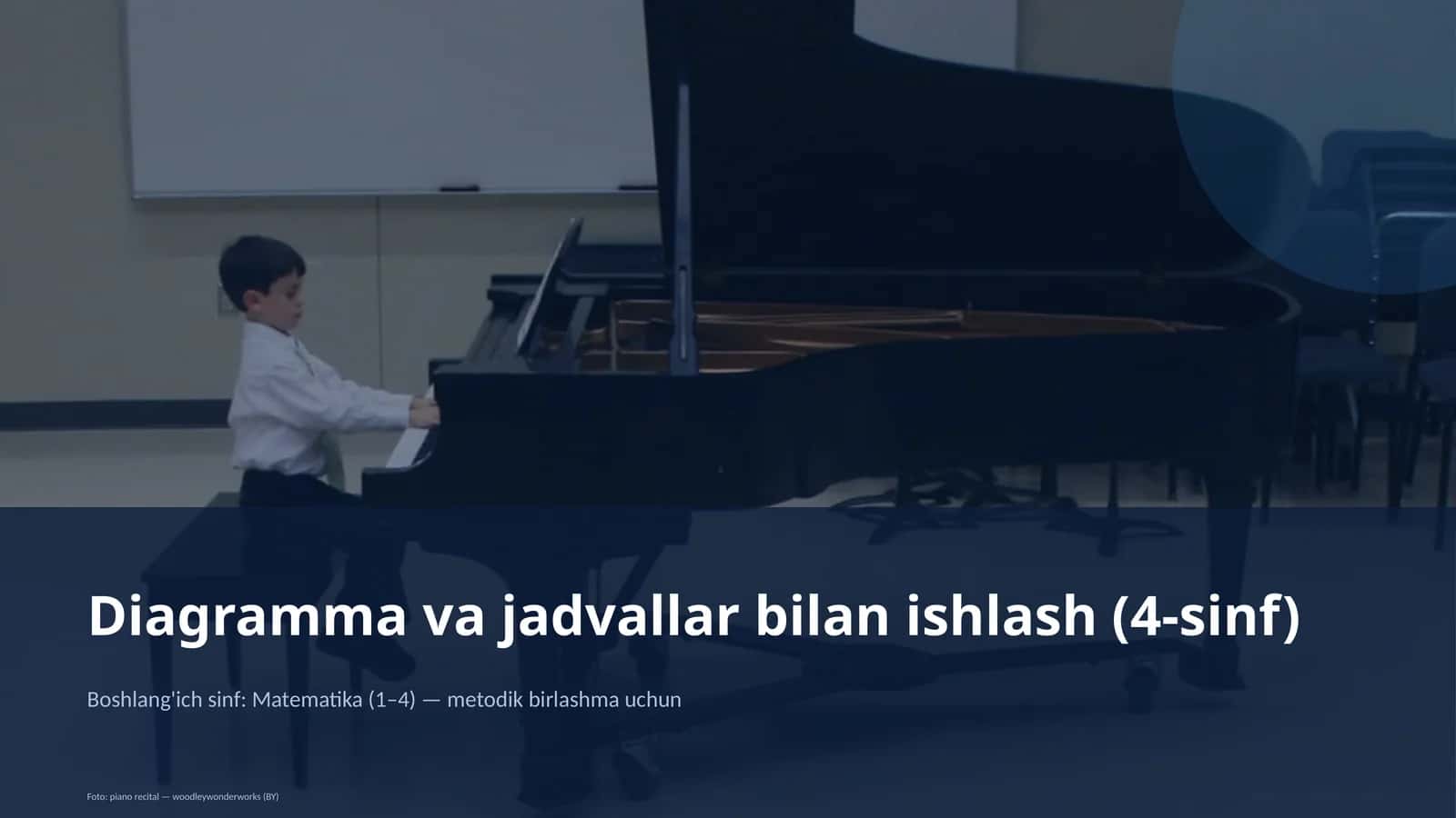 Diagramma va jadvallar bilan ishlash (4-sinf) 1
