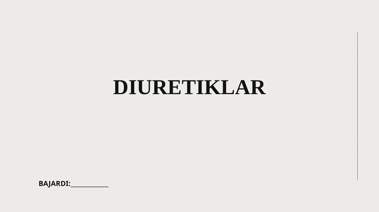 DIURETIKLAR 1