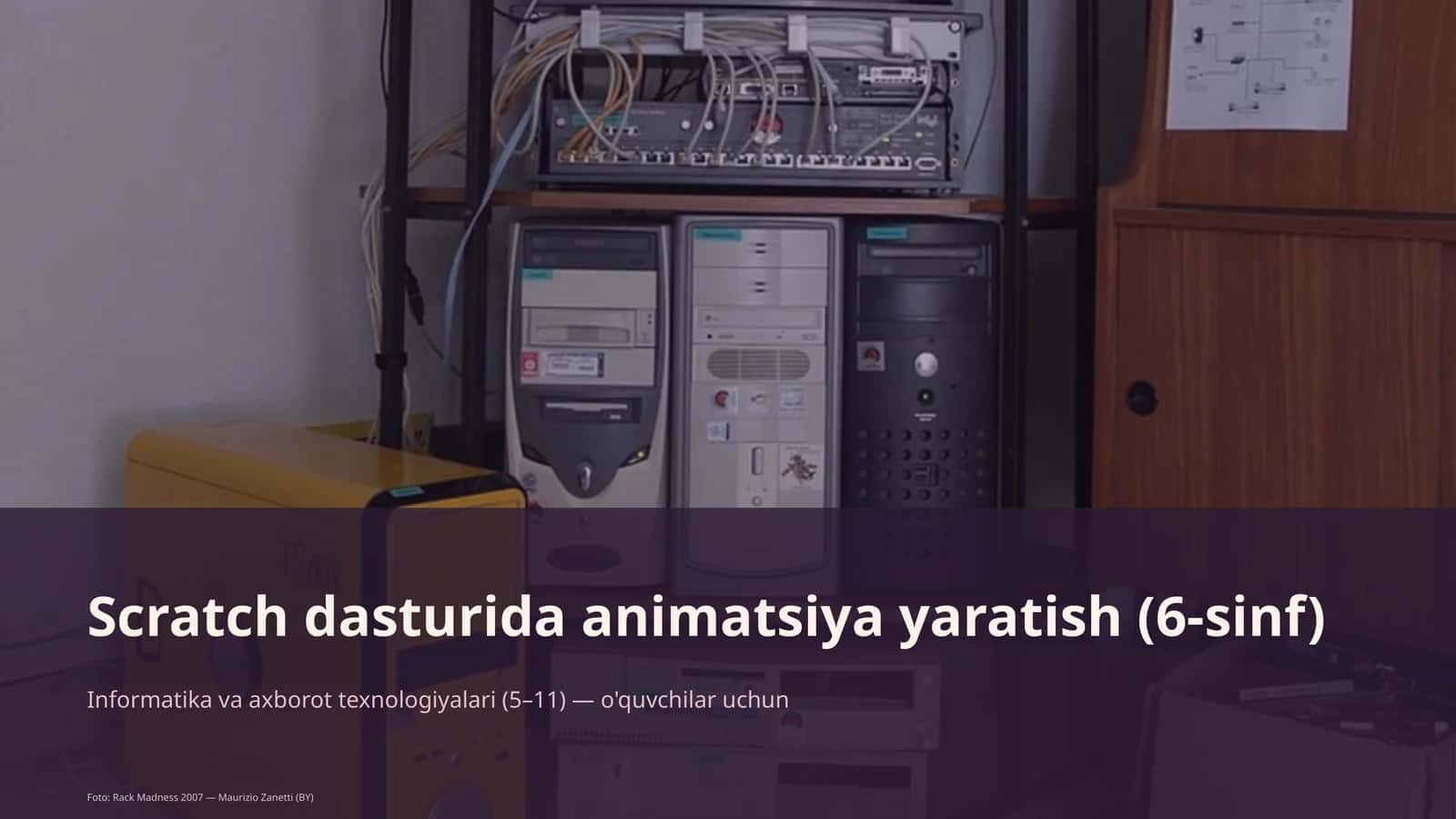 Scratch dasturida animatsiya yaratish (6-sinf) 1