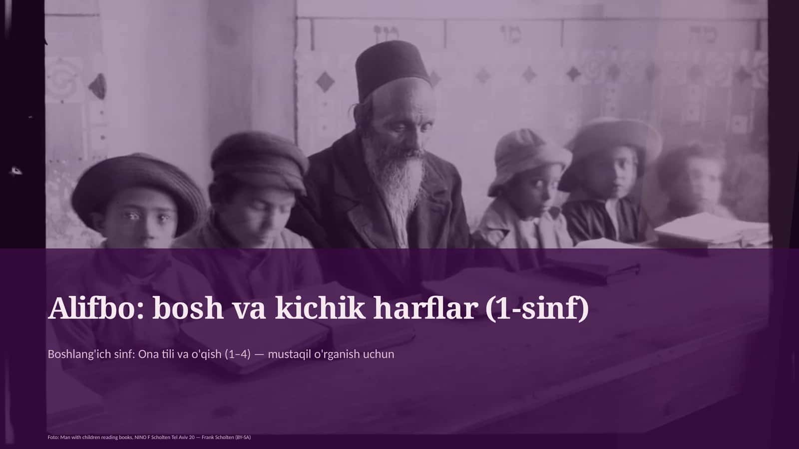 Alifbo: bosh va kichik harflar (1-sinf) 1
