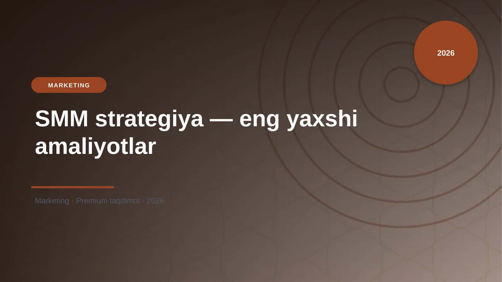 SMM strategiya — eng yaxshi amaliyotlar 1