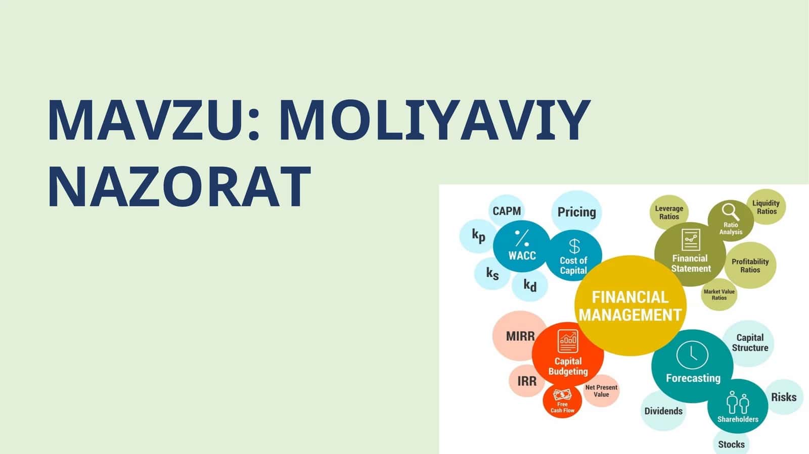 MOLIYAVIY NAZORAT 1
