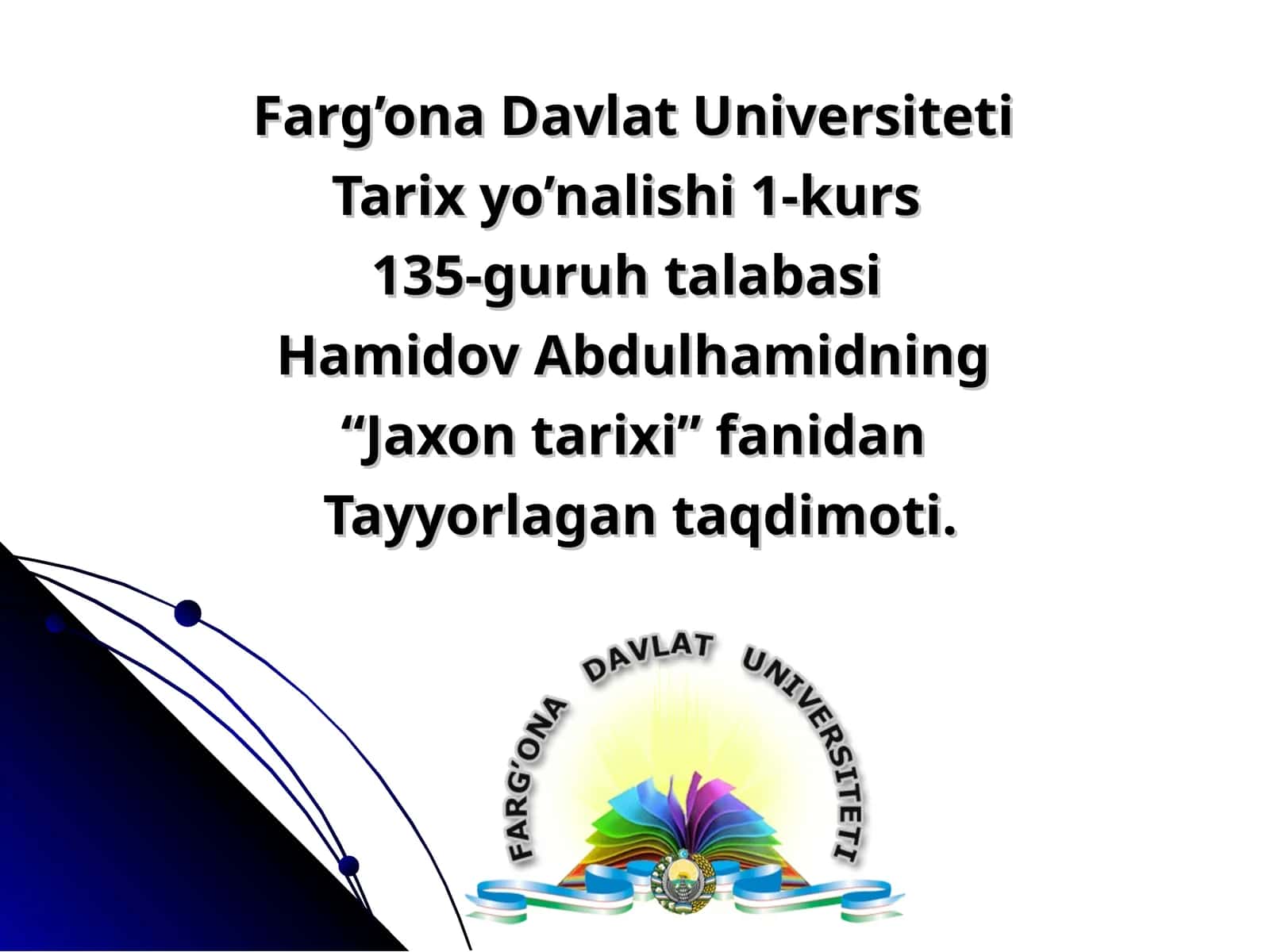 Jaxon tarixi 1