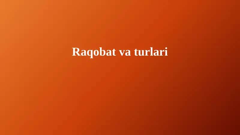 Raqobatvaturlari 1
