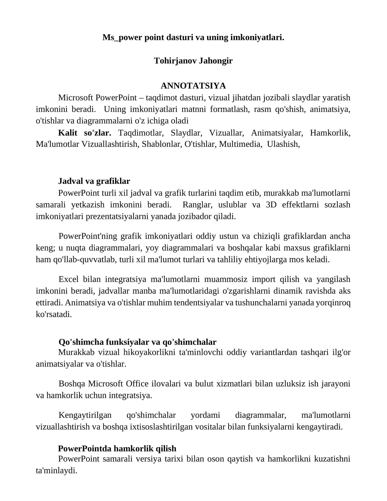 Microsoft PowerPoint 1