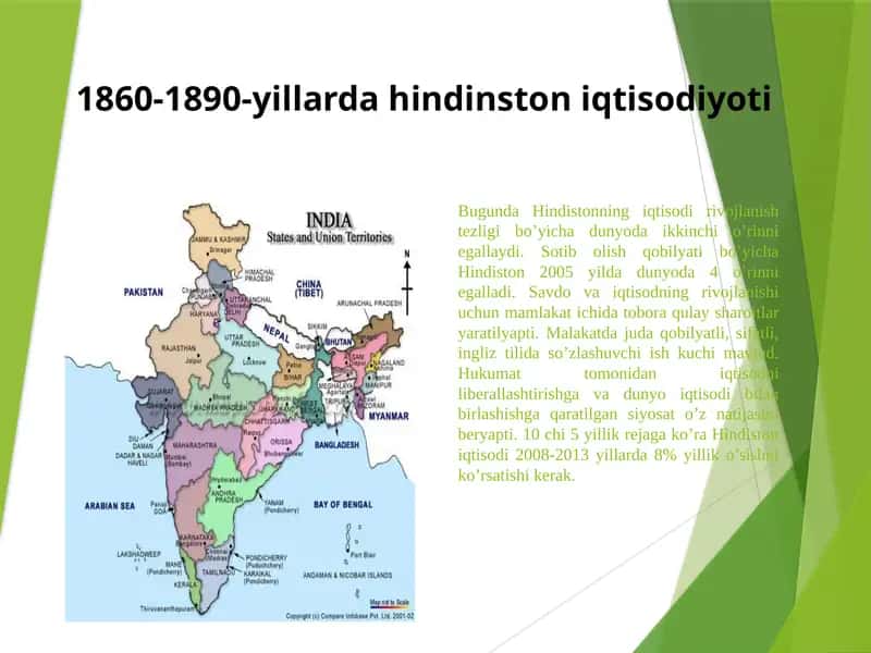 Hindiston iqtisodiy rivojlanishi 1
