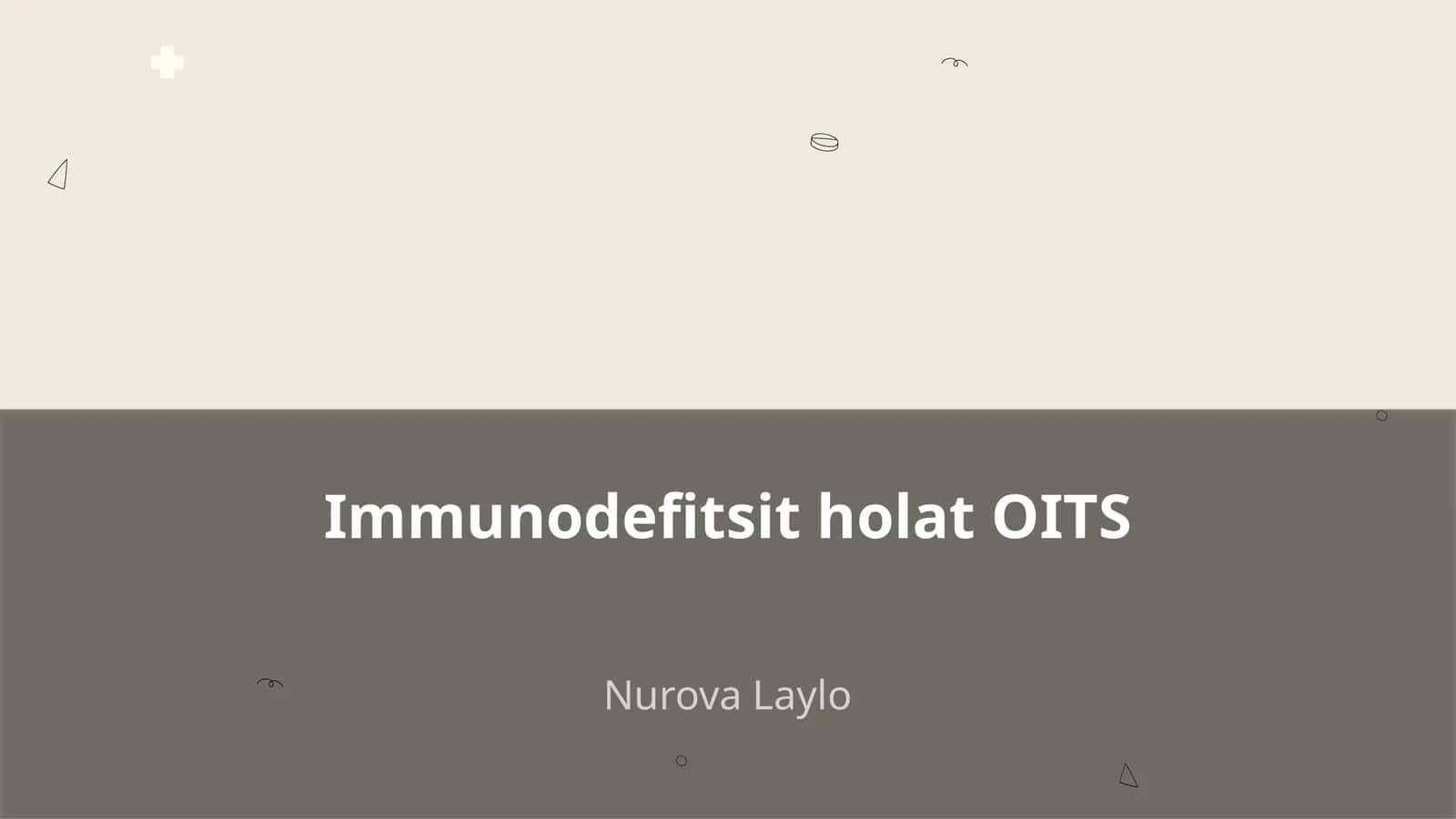 Immunodefitsit holat OITS 1