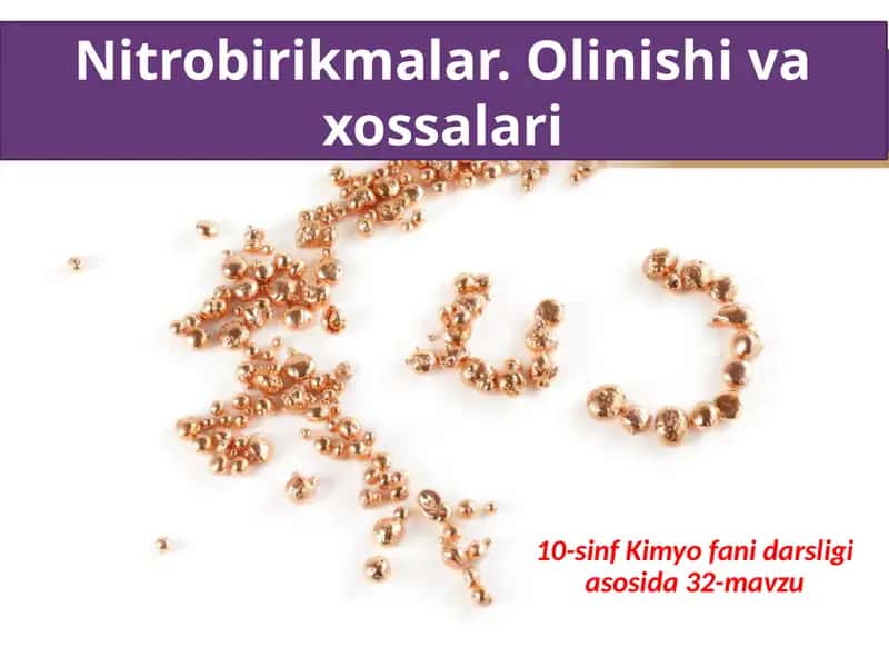 Nitrobirikmalar 1